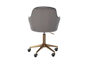 Hubdam kontorstol - Grå/Sølv - Møbler - Stoler - Kontorstol & skrivebordsstol