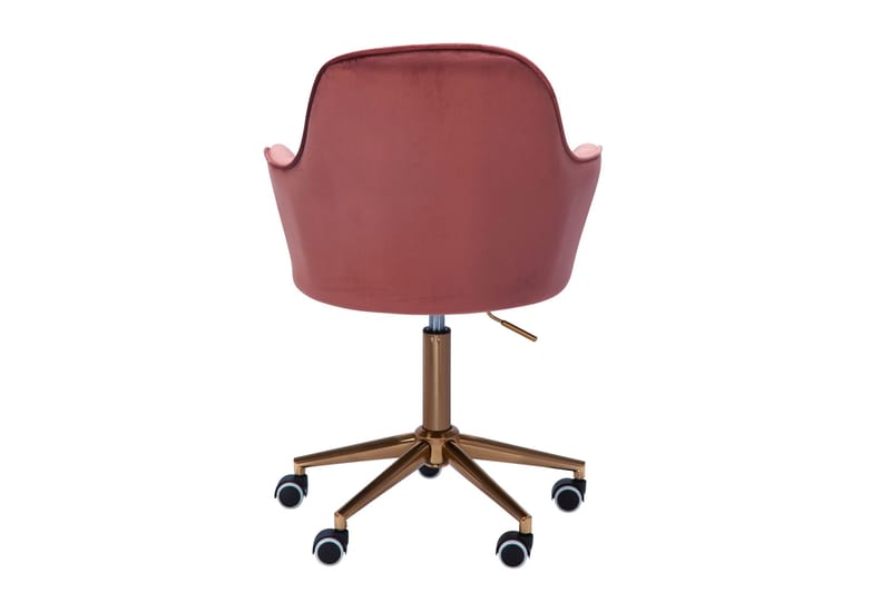 Hubdam kontorstol - Rosa/Gull - Møbler - Stoler - Kontorstol & skrivebordsstol