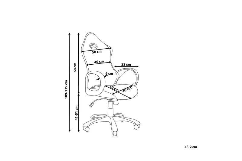 Ichair Kontorstol - Svart - Møbler - Stoler - Kontorstol & skrivebordsstol