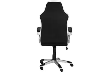 Junpeya Kontorstol Hev- og Senkbar - Svart/Hvit - Møbler - Stoler - Kontorstol & skrivebordsstol