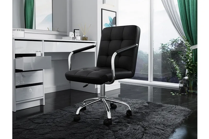 Kintore Kontorsstol Black - Møbler - Stoler - Kontorstol & skrivebordsstol