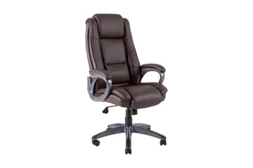 Kontorstol CALVIN 81x65xH114-1215cm brun - Møbler - Stoler - Kontorstol & skrivebordsstol