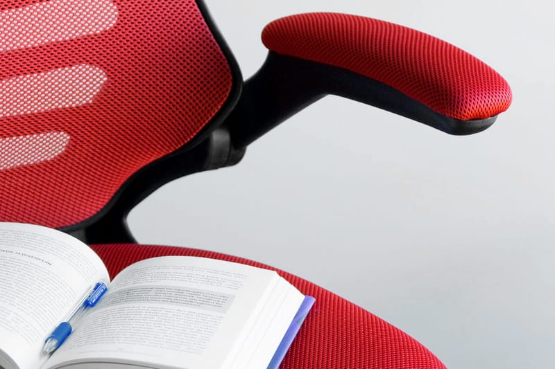 Kontorstol RAGUSA 665xD51xH117-126cm rød - Møbler - Stoler - Kontorstol & skrivebordsstol