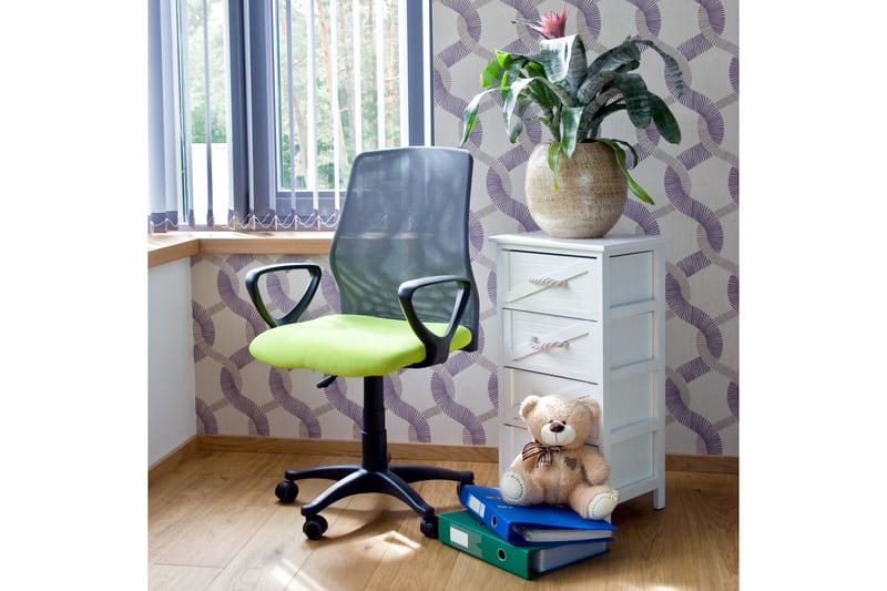 Kontorstol TREVISO 59xD58xH90-102cm grønn / grå - Kontorstol & skrivebordsstol