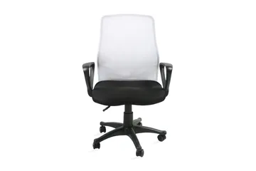 Kontorstol TREVISO 59xD58xH90-102cm svart / hvit - Møbler - Stoler - Kontorstol & skrivebordsstol