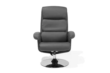 Legend Hvilstol med fotskammel - Grå - Møbler - Stoler - Lenestoler - Massasjestol