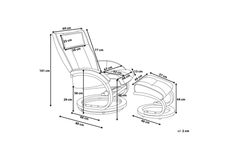 Majestic Kontorstol - Beige - Møbler - Stoler - Lenestoler - Massasjestol