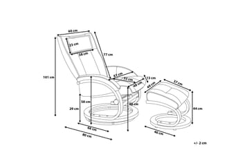 Majestic Kontorstol - Beige - Møbler - Stoler - Lenestoler - Massasjestol