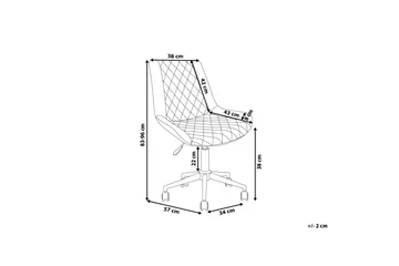 Maribel Kontorstol - Grå - Møbler - Stoler - Kontorstol & skrivebordsstol