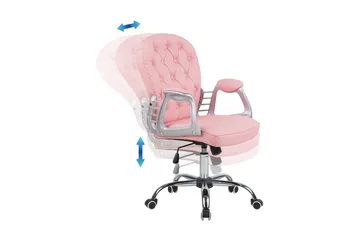 Princess Kontorstol - Rosa - Møbler - Stoler - Kontorstol & skrivebordsstol