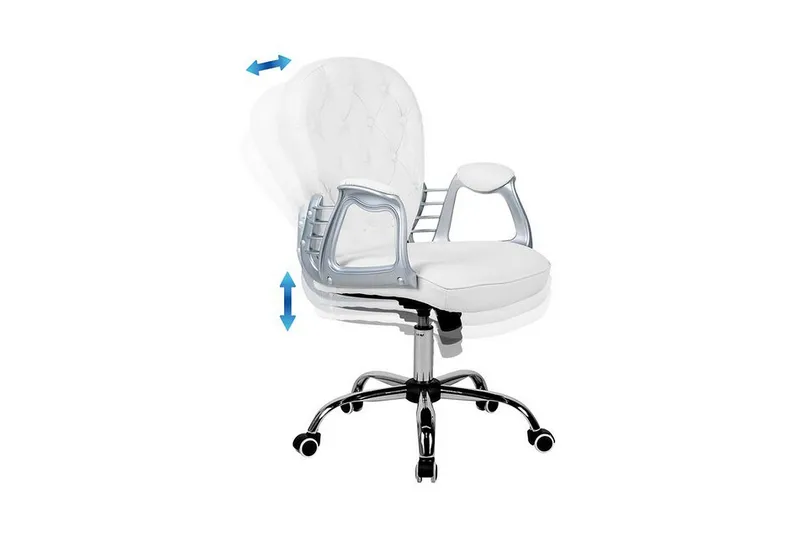 Princess Kontorstol - Sølv - Møbler - Stoler - Kontorstol & skrivebordsstol