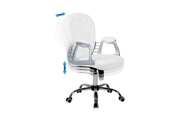 Princess Kontorstol - Sølv - Møbler - Stoler - Kontorstol & skrivebordsstol