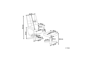 Relaxpro Kontorstol - Beige - Møbler - Stoler - Lenestoler - Massasjestol