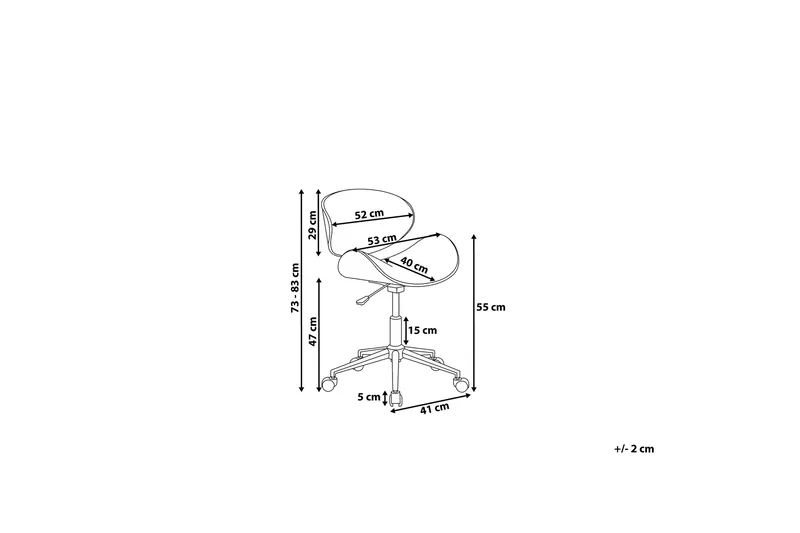 Rotterdam Kontorstol - Svart - Møbler - Stoler - Kontorstol & skrivebordsstol