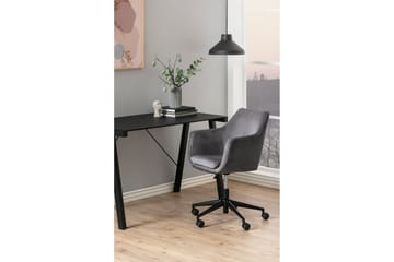 Samlar Kontorstol VIC-stoff - Mørkegrå / svart - Møbler - Stoler - Kontorstol & skrivebordsstol