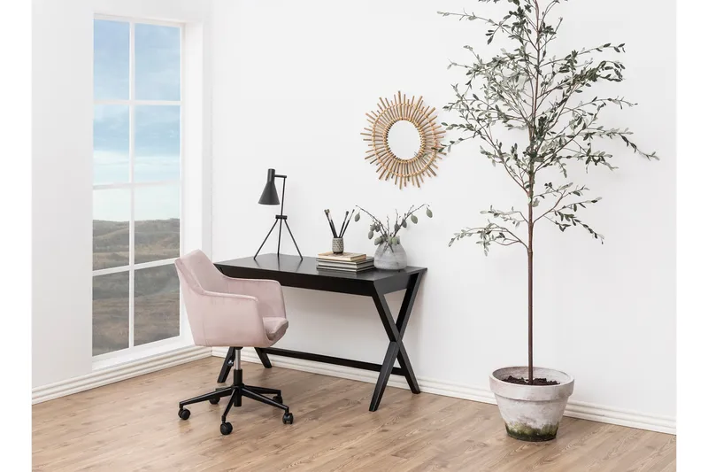 Samlar Kontorstol VIC-stoff - Rød / Svart - Møbler - Stoler - Kontorstol & skrivebordsstol