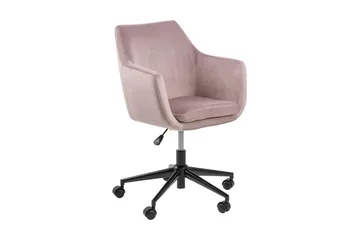 Samlar Kontorstol VIC-stoff - Rød / Svart - Møbler - Stoler - Kontorstol & skrivebordsstol