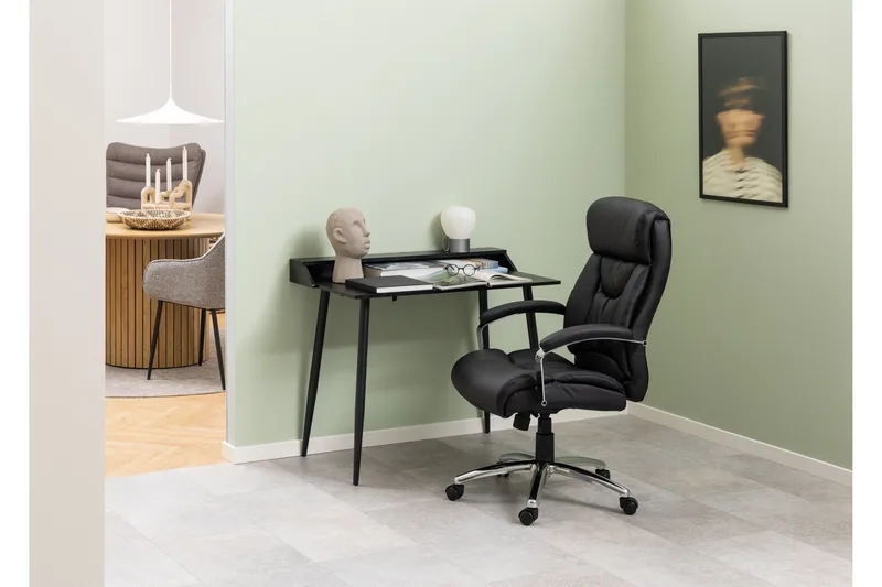 Sarama Kontorstol Hev og Senk - Sort - Møbler - Stoler - Kontorstol & skrivebordsstol