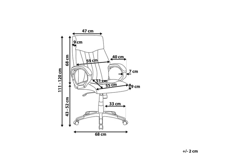 Triumph Kontorstol - Svart - Møbler - Stoler - Kontorstol & skrivebordsstol