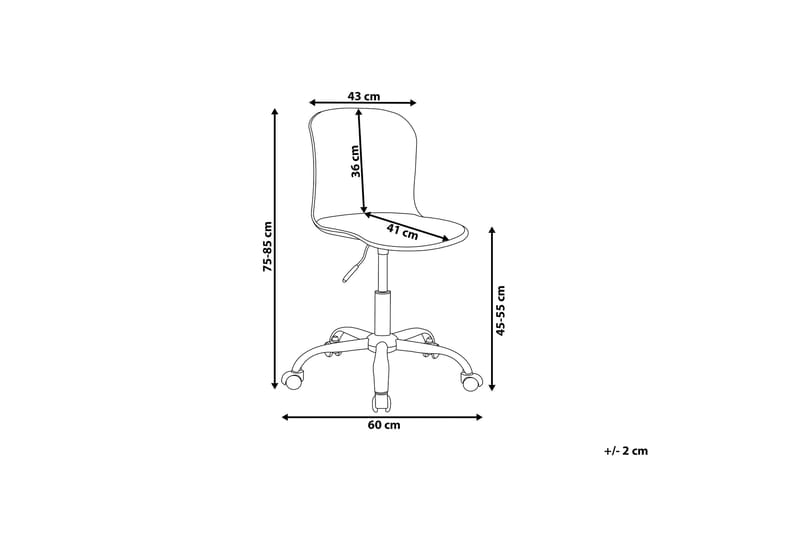 Vamo Kontorstol - Hvit - Møbler - Stoler - Kontorstol & skrivebordsstol