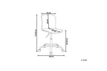 Vamo Kontorstol - Hvit - Møbler - Stoler - Kontorstol & skrivebordsstol