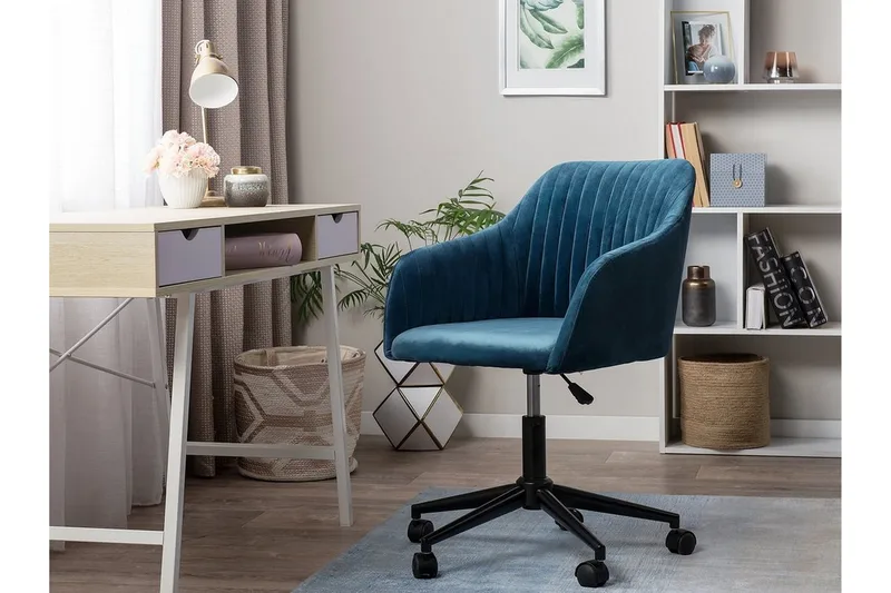 Venezia Kontorstol - Blå - Møbler - Stoler - Kontorstol & skrivebordsstol