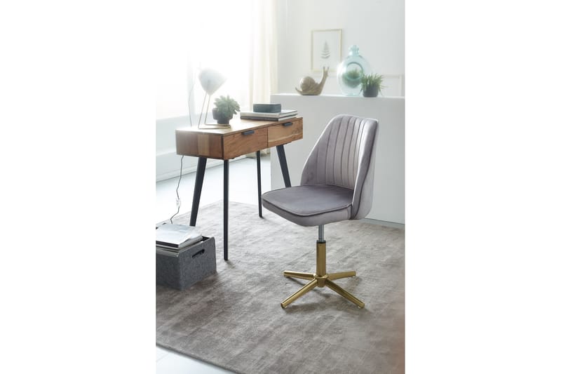 Willowdale kontorstol - Grå / Gull - Møbler - Stoler - Kontorstol & skrivebordsstol