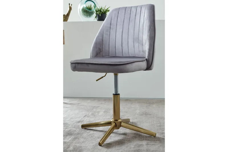 Willowdale kontorstol - Grå / Gull - Møbler - Stoler - Kontorstol & skrivebordsstol