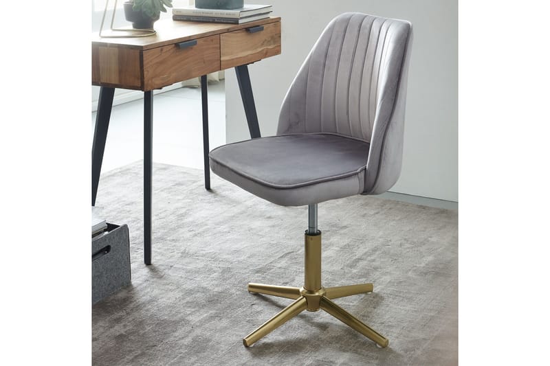 Willowdale kontorstol - Grå / Gull - Møbler - Stoler - Kontorstol & skrivebordsstol