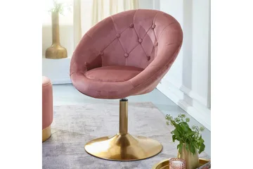 Willowdale kontorstol - Mørkerosa / gull - Møbler - Stoler - Kontorstol & skrivebordsstol