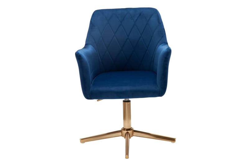 Willowdale kontorstol med armlener - Mørkeblå / gull - Møbler - Stoler - Kontorstol & skrivebordsstol