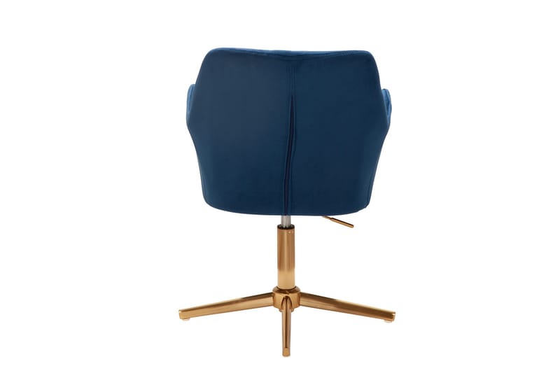 Willowdale kontorstol med armlener - Mørkeblå / gull - Møbler - Stoler - Kontorstol & skrivebordsstol