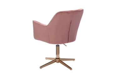 Willowdale kontorstol med armlener - Rosa / Gull - Møbler - Stoler - Kontorstol & skrivebordsstol