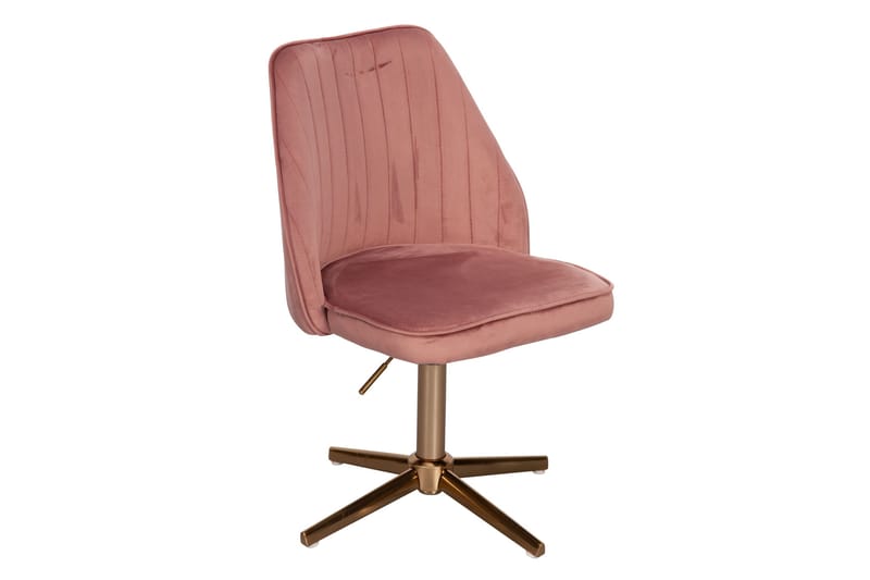 Willowdale kontorstol - Rosa / Gull - Møbler - Stoler - Kontorstol & skrivebordsstol