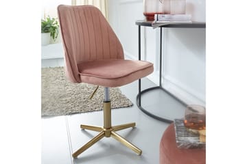 Willowdale kontorstol - Rosa / Gull - Møbler - Stoler - Kontorstol & skrivebordsstol
