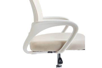 Kontorstol Solid - Beige, Sølv, Hvit - Møbler - Stoler - Kontorstol & skrivebordsstol