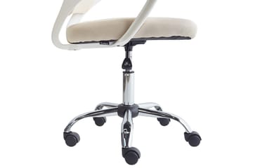 Kontorstol Solid - Beige, Sølv, Hvit - Møbler - Stoler - Kontorstol & skrivebordsstol