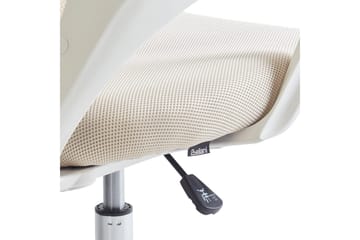 Kontorstol Solid - Beige, Sølv, Hvit - Møbler - Stoler - Kontorstol & skrivebordsstol