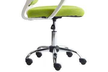 Kontorstol Solid - Grønn, sølv, hvit, Grønn, Sølv, Hvit - Møbler - Stoler - Kontorstol & skrivebordsstol