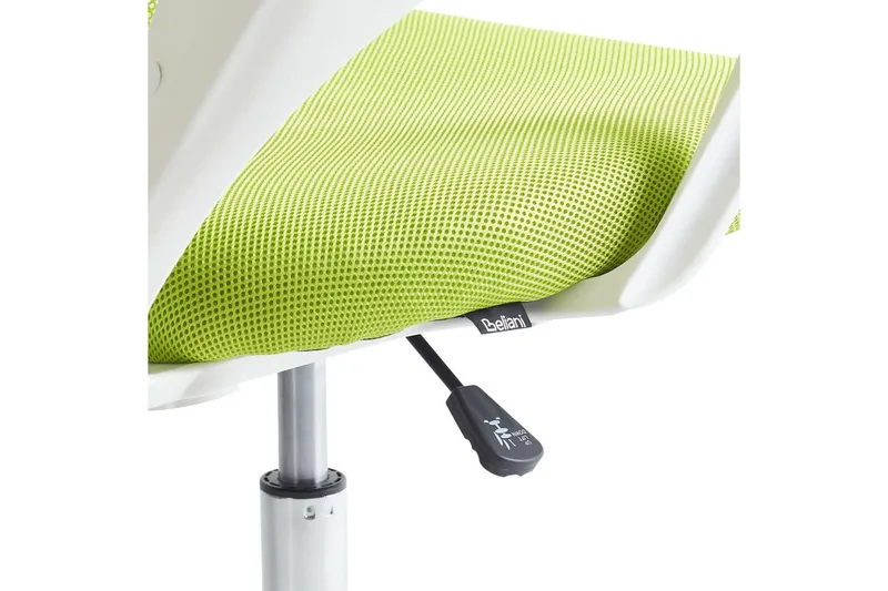 Kontorstol Solid - Grønn, sølv, hvit, Grønn, Sølv, Hvit - Møbler - Stoler - Kontorstol & skrivebordsstol