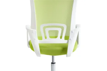 Kontorstol Solid - Grønn, sølv, hvit, Grønn, Sølv, Hvit - Møbler - Stoler - Kontorstol & skrivebordsstol