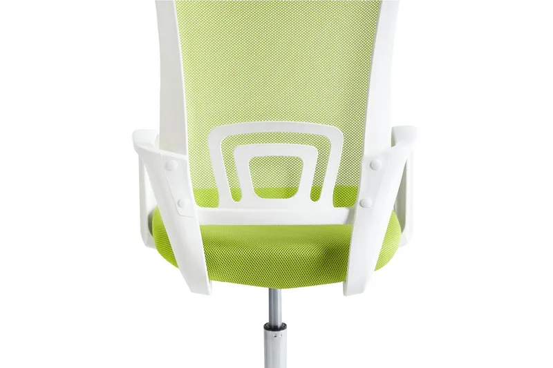 Kontorstol Solid - Grønn, sølv, hvit, Grønn, Sølv, Hvit - Møbler - Stoler - Kontorstol & skrivebordsstol