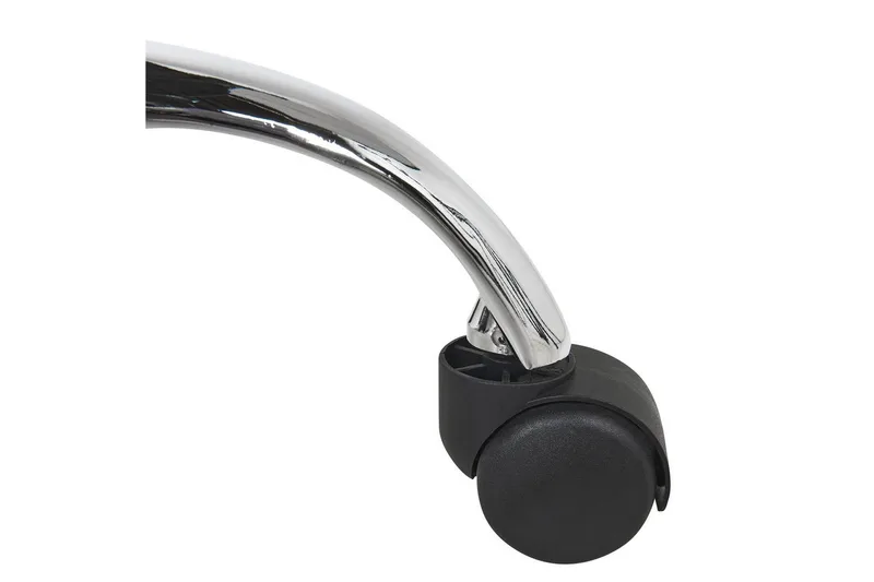 Kontorstol Solid Svart/Sølv - Svart/Sølv - Møbler - Stoler - Kontorstol & skrivebordsstol