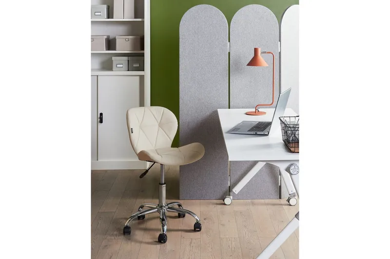 Kontorstol Valetta Beige - Beige - Møbler - Stoler - Kontorstol & skrivebordsstol