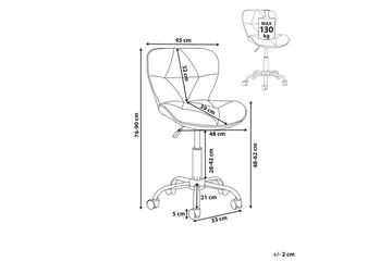 Kontorstol Valetta Grå - Grå - Møbler - Stoler - Kontorstol & skrivebordsstol