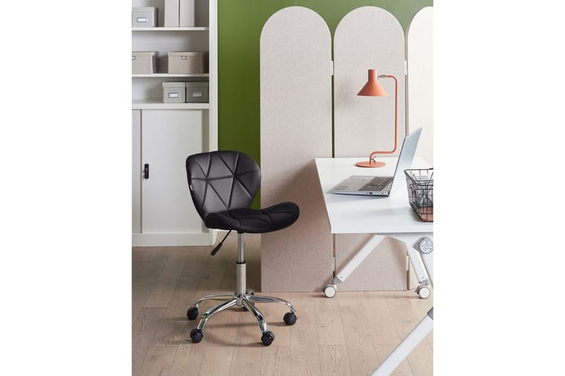 Kontorstol Valetta Svart - Svart - Møbler - Stoler - Kontorstol & skrivebordsstol