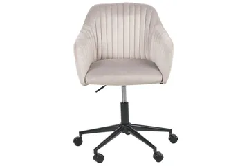 Kontorstol Venice Beige/svart - Beige/svart - Møbler - Stoler - Kontorstol & skrivebordsstol