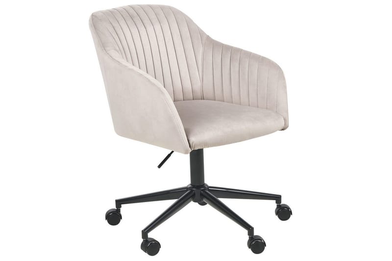Kontorstol Venice Beige/svart - Beige/svart - Møbler - Stoler - Kontorstol & skrivebordsstol