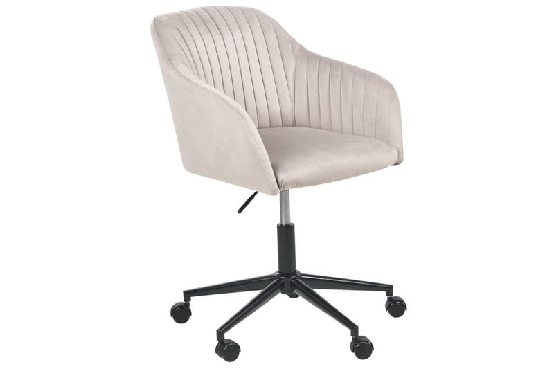 Kontorstol Venice Beige/svart - Beige/svart - Møbler - Stoler - Kontorstol & skrivebordsstol