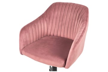 Kontorstol Venice Rosa/Svart - Rosa/Svart - Møbler - Stoler - Kontorstol & skrivebordsstol